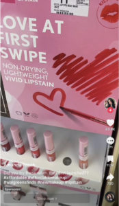 A TikTok ad of a deal at Walgreens leading customers to buy the product directly on the app.